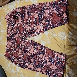 NWT 2x Floral Print Women's Pants